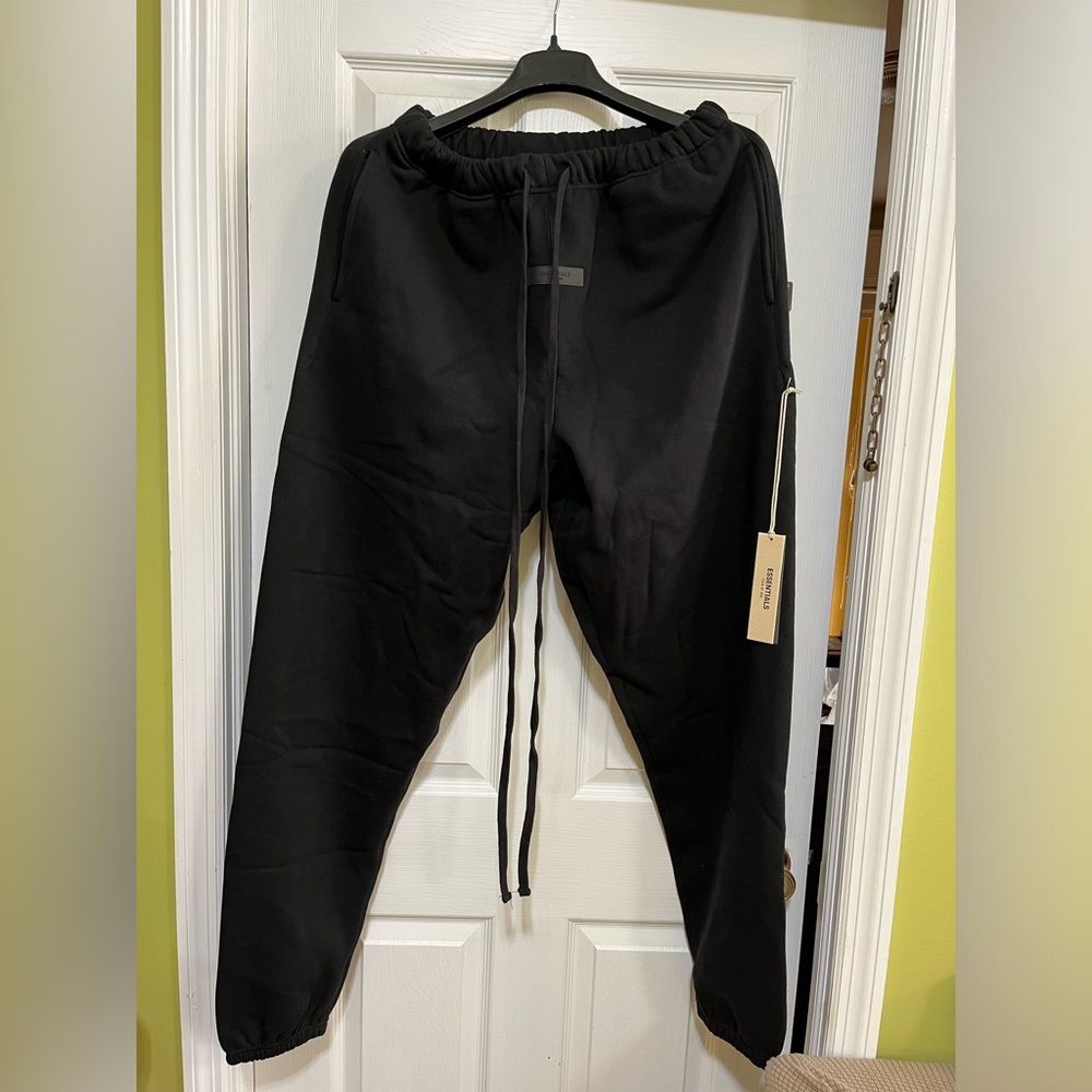Fear of God essentials sweatpants stretch limo